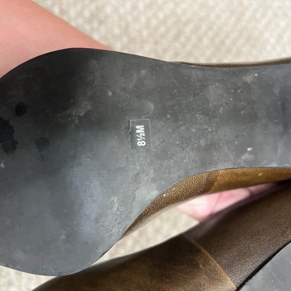 Franco sarto brown pointed toe pumps heels size 8.5 - Picture 8 of 10